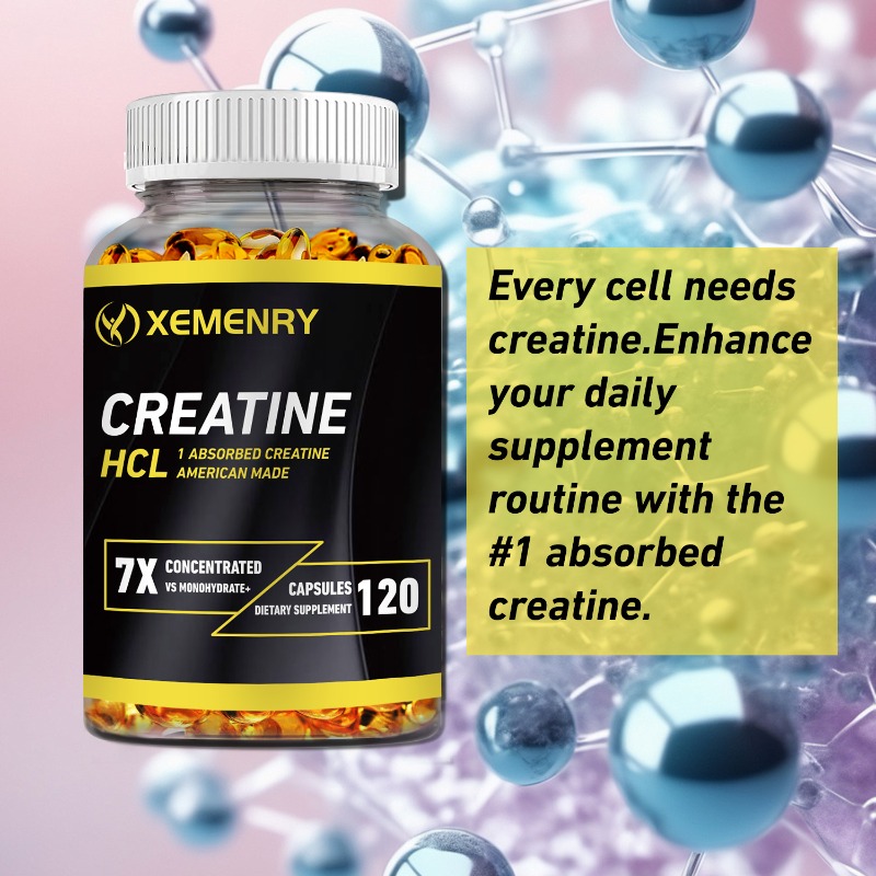 Creatine Hcl Capsule - Capsule di Creatina HCl, Aumentano la