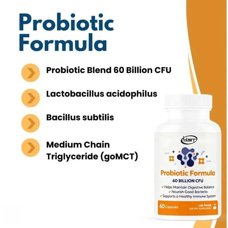 Probiotic 60 Billion - Ceppi Probiotici - Supporto per la
