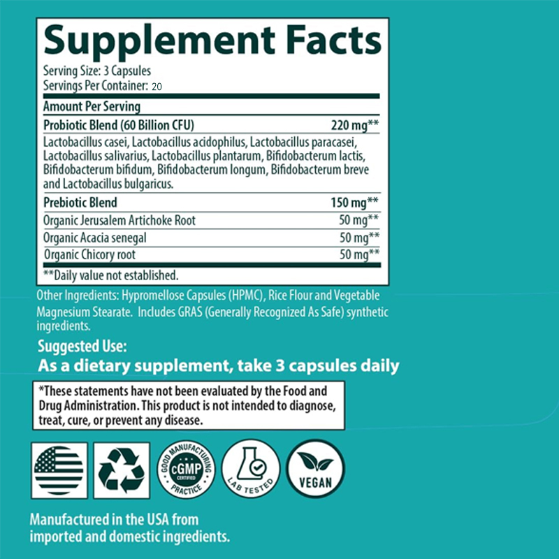 Probiotici 60 Miliardi di Colo - Probiotic 60 Billion recensione e prezzo