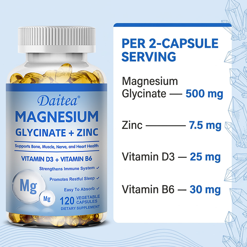 Glicinato di Magnesio + Zinco  - Magnesium Glycinate Capsule recensione e prezzo