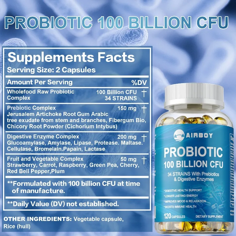 Probiotici 100 miliardi di CFU - Probiotic 60 Billion recensione e prezzo