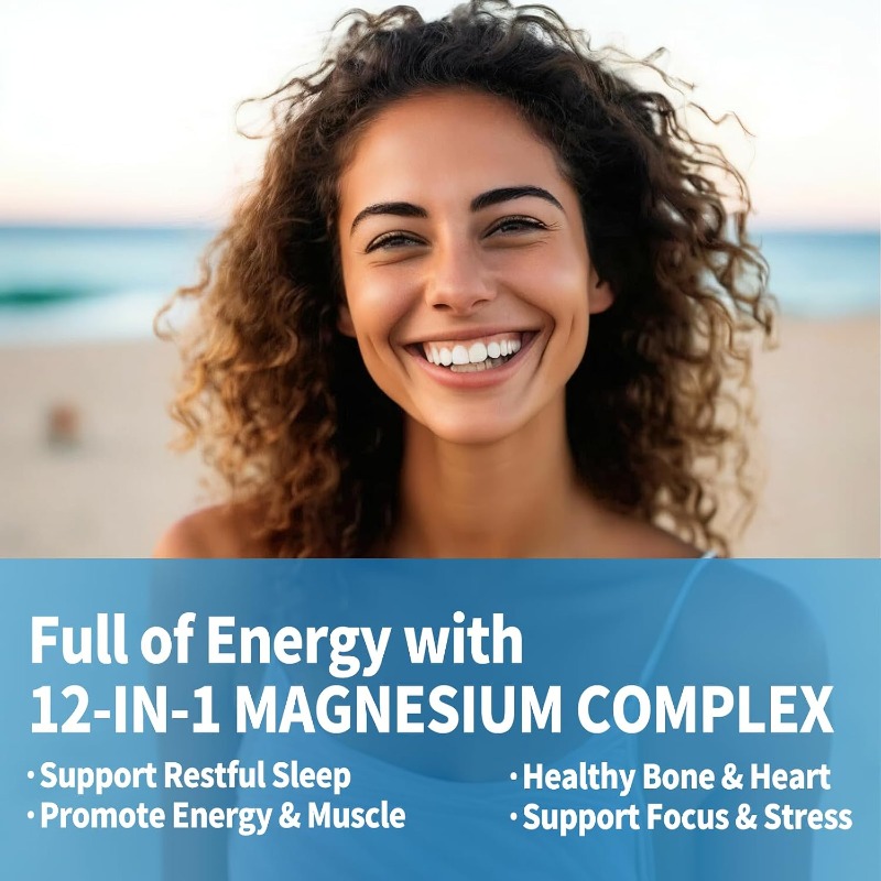Complesso di Magnesio 700mg, G - Magnesium Glycinate Capsule recensione e prezzo