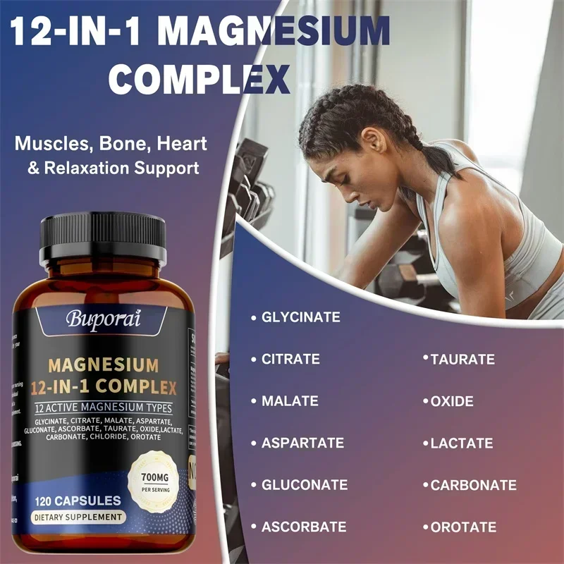 Complesso di Magnesio - Rilass - Magnesium Glycinate Capsule recensione e prezzo