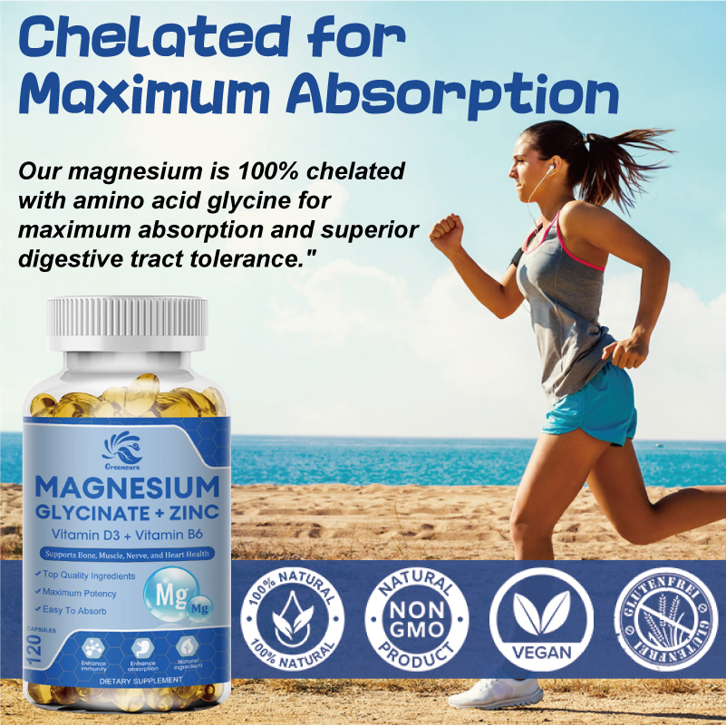 Glicinato di magnesio e zinco  - Magnesium Glycinate Capsule recensione e prezzo