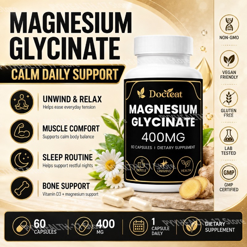 Docteat Magnesio Glicinato 400 - Magnesium Glycinate Capsule recensione e prezzo