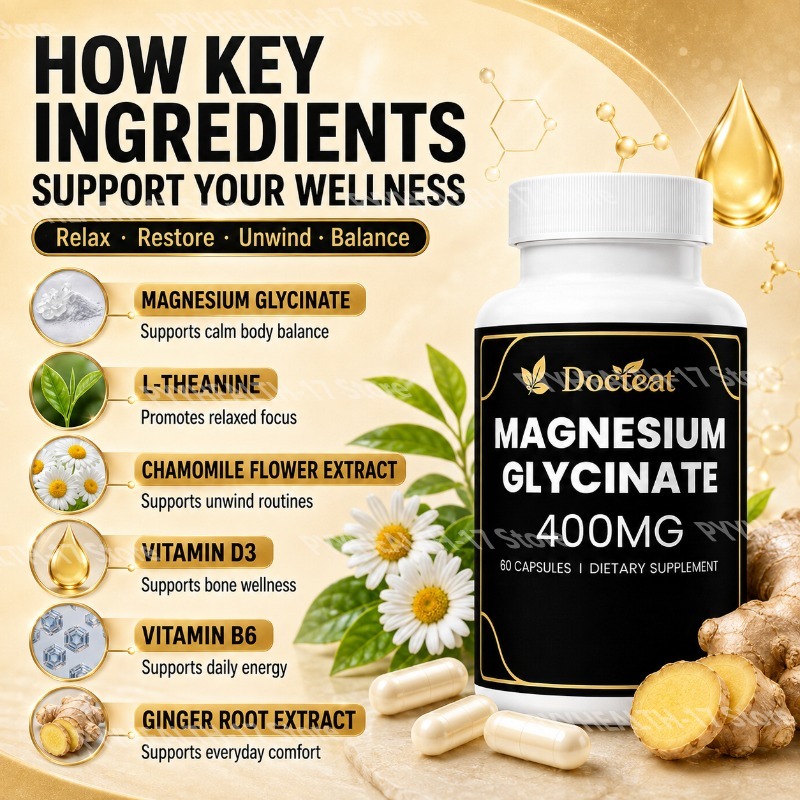 Docteat Magnesio Glicinato 400 - Magnesium Glycinate Capsule recensione e prezzo