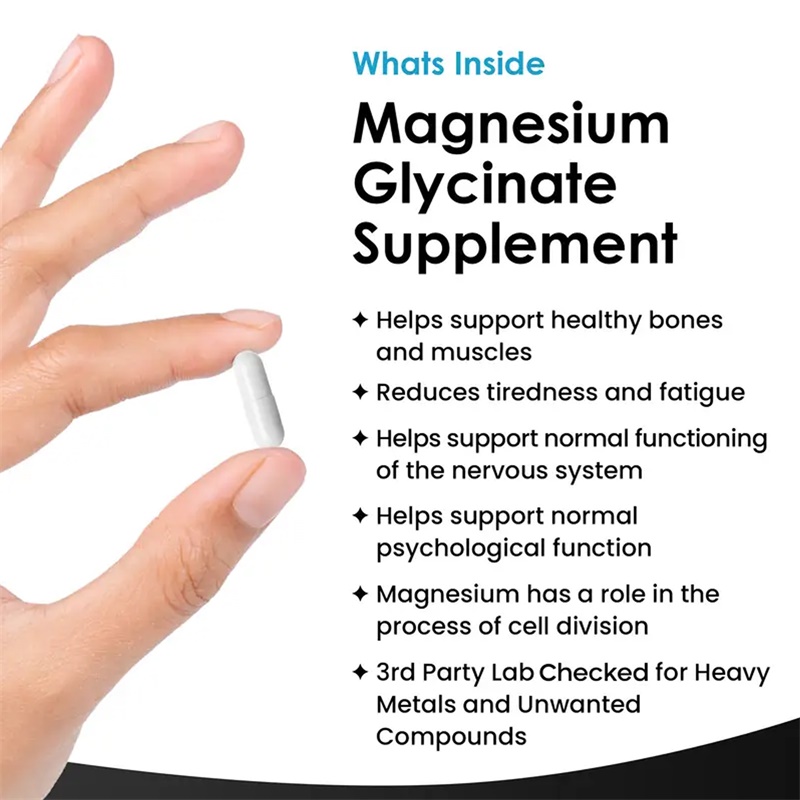 Capsule di glicinato di magnes - Magnesium Glycinate Capsule recensione e prezzo