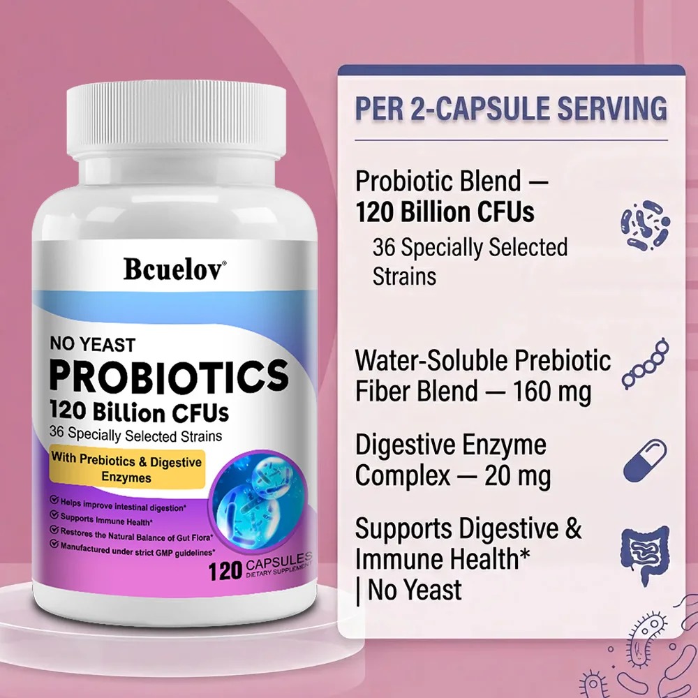 Capsule Probiotiche con Enzimi - Probiotic 60 Billion recensione e prezzo