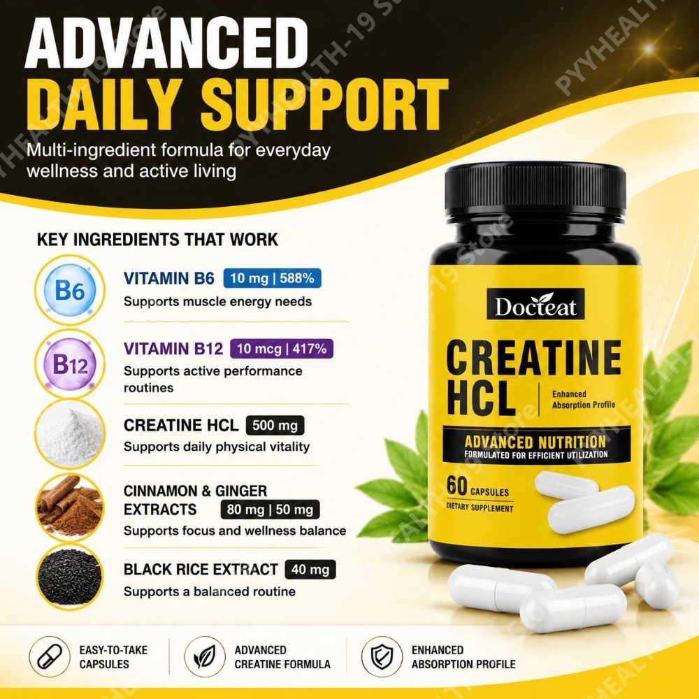 Capsule di Creatina HCL Doctea - Creatine Hcl Capsule recensione e prezzo